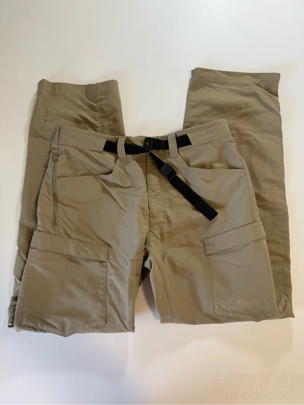 The North Face Men’s Convertible Hiking Cargo Pants Tan Khaki Gorpcore Sz 34
